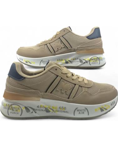 TIMBOS DEPORTIVA DE MUJER KAKI 132118 BLANCO TIMBOS DEPORTIVA DE MUJER KAKI 132118 BLANCO