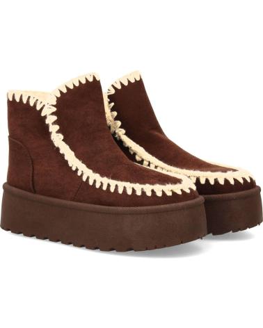 PUNTOSALAO LT33-46 COFFEE ANKLE BOOTS VARIOS COLORES