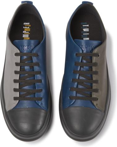 TÉNIS CAMPER TWINS K100550 CINZA E AZUL GRISAZUL