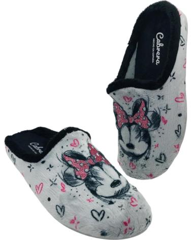 CABRERA MOUSE HOUSE SLIPPERS 3221 GREY GRIS