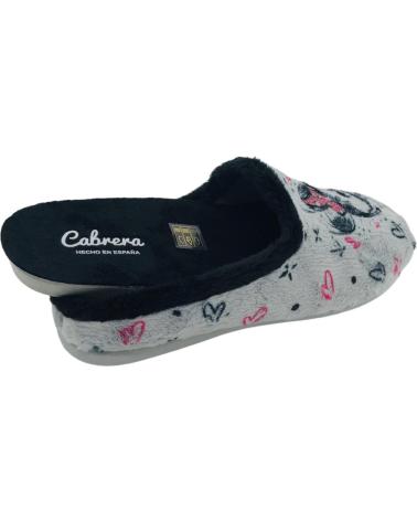 CABRERA MOUSE HOUSE SLIPPERS 3221 GREY GRIS