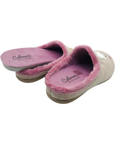 CABRERA ZAPATILLA DE CASA MUJER RELOJ 3209 BEIGE
