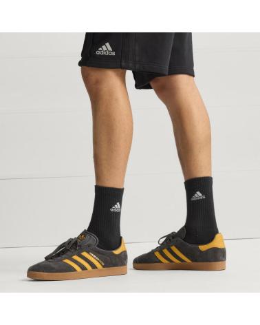 ADIDAS GAZELLE MANCHESTER UNITED JR1410 UTILITY BLACK / PRELOVED YELLOW GREY