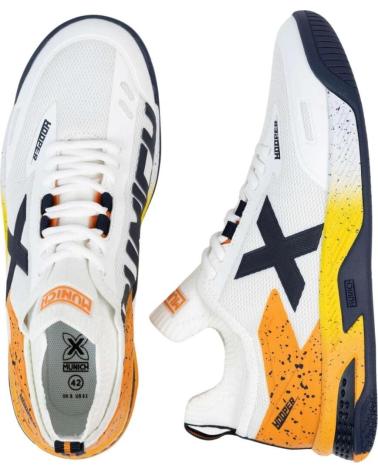 MUNICH HOOPER 08 WHITE ORANGE BLANCO-NARANJA