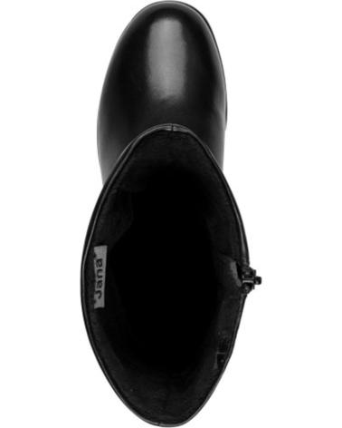 STIVALETTO JANA IN PELLE NERA 25721 NEGRO