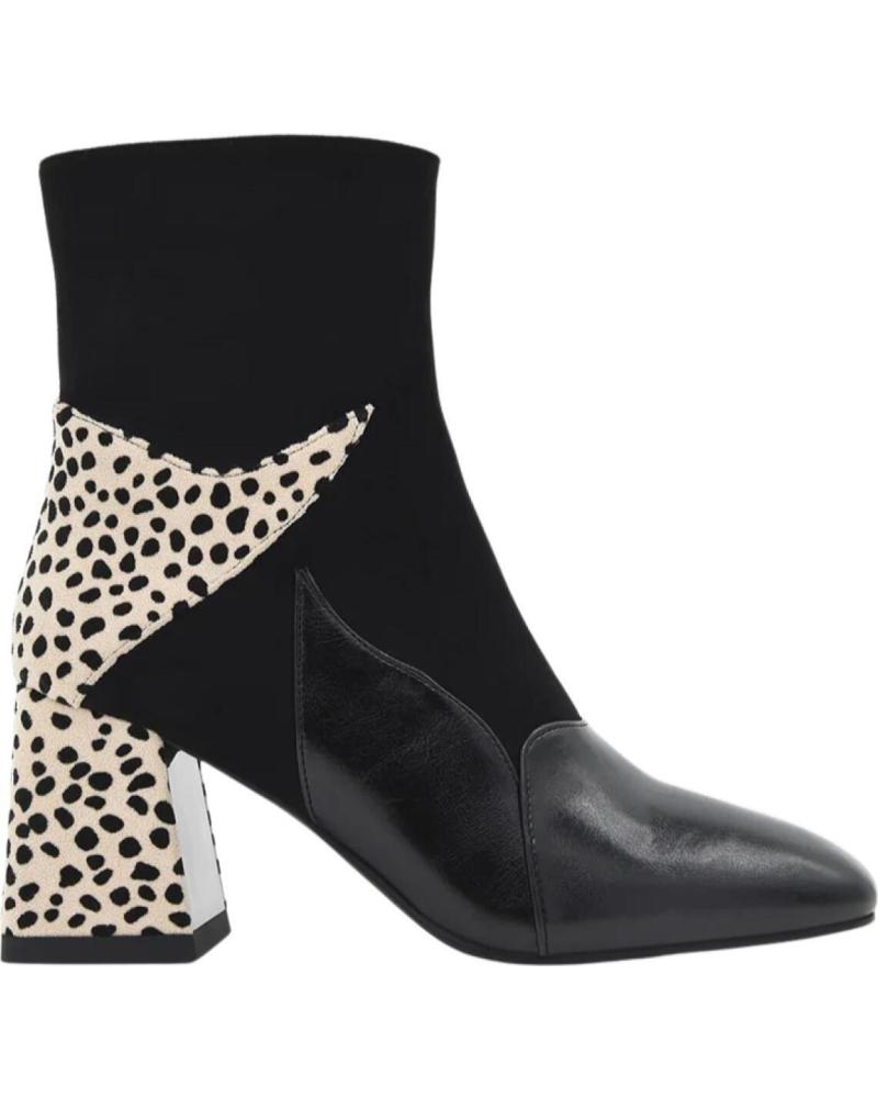 AZAREY BOTIN TACON COMBINADO NEGRO