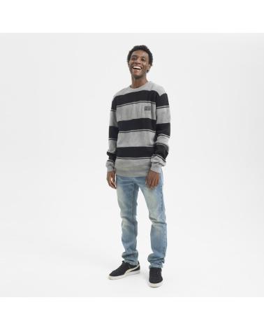 MAGLIONE HYDROPATHIC DRONE KN NERO 01 GRIGIO MELANGE 01-HEATHER GREY