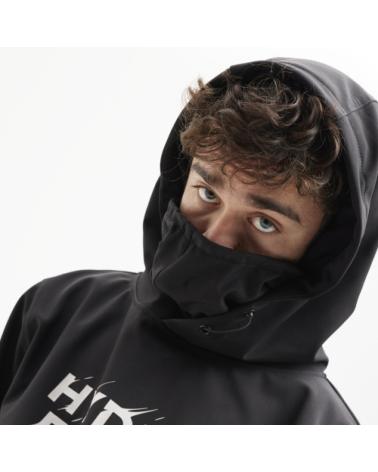 HYDROPONIC DH FOLK 01-BLACK TECHNICAL HOODED SWEATSHIRT 01-BLACK HYDROPONIC DH FOLK 01-BLACK TECHNICAL HOODED SWEATSHIRT 01-BLACK