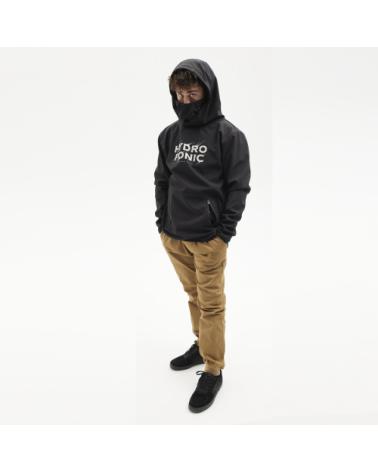 HYDROPONIC DH FOLK 01-BLACK TECHNICAL HOODED SWEATSHIRT 01-BLACK HYDROPONIC DH FOLK 01-BLACK TECHNICAL HOODED SWEATSHIRT 01-BLACK