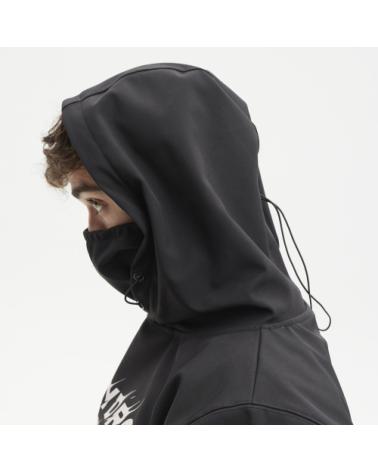 HYDROPONIC DH FOLK 01-BLACK TECHNICAL HOODED SWEATSHIRT 01-BLACK HYDROPONIC DH FOLK 01-BLACK TECHNICAL HOODED SWEATSHIRT 01-BLACK