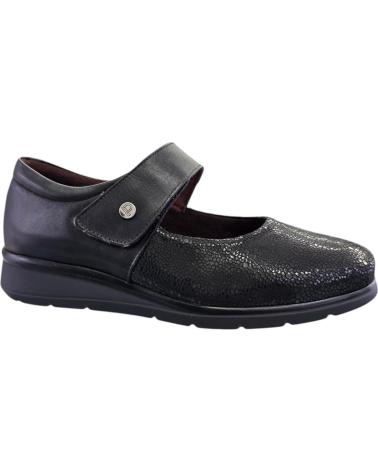 PITILLOS SAPATILHAS MARY JANE ESPORTIVAS EM COURO 10712 PRETO NEGRO