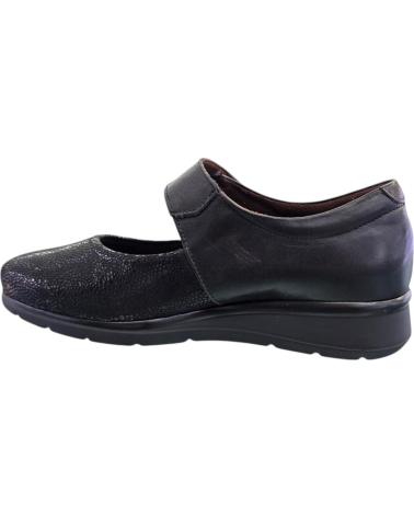 PITILLOS SAPATILHAS MARY JANE ESPORTIVAS EM COURO 10712 PRETO NEGRO