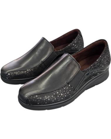 MOCASSIM PITILLOS 10702 PRETO EM VERNIZ E COURO COM PLATAFORMA NEGRO