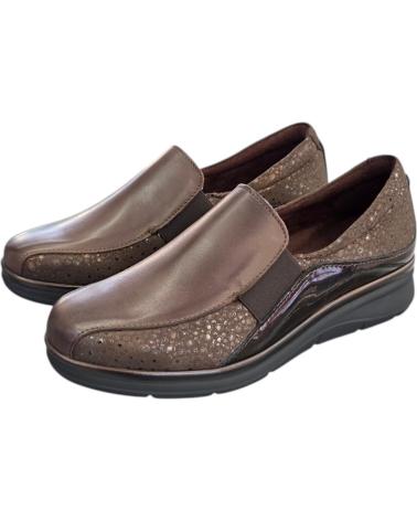 MOCASSINO PITILLOS 10702 MARRONE VERNICE CON ZEPPA MARRóN