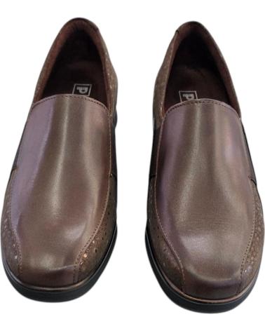 MOCASSINO PITILLOS 10702 MARRONE VERNICE CON ZEPPA MARRóN