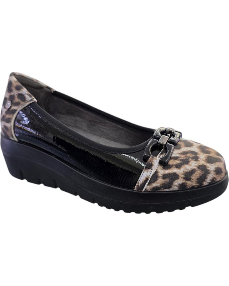 MYSOFT MOCASSINS 25M582 ESTAMPADO LEOPARDO PRETO VARIOS COLORES