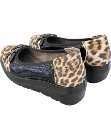 MYSOFT MOCASSINS 25M582 ESTAMPADO LEOPARDO PRETO VARIOS COLORES