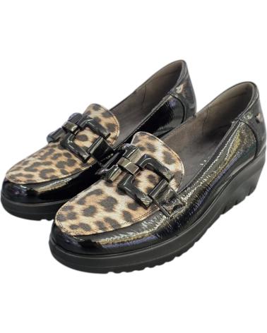 MYSOFT MOCASINES 25M585 NEGRO LEO VARIOS COLORES