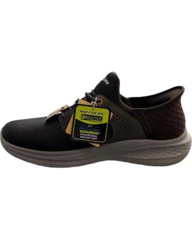 SKECHERS SLIP-INS SLADE-MACKLIN SCARPE MARRONE 210890 MARRóN