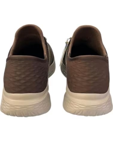 SKECHERS SLIP-INS SLADE-MACKLIN SCARPE MARRONE 210890 MARRóN