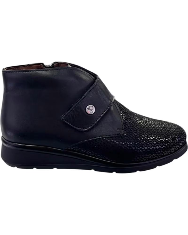 Stivaletti-De-Mujer-PITILLOS-10013-BOTINES-DE-MUJER-NEGRO
