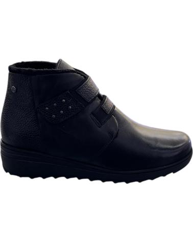 BOTINS DE COURO GIORDA COM VELCRO 27491 PRETO VARIOS COLORES