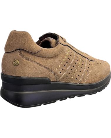 AMARPIES FREIZEIT-SNEAKER AST27000 TAUPE MIT ELASTISCHEN SCHNÜRSENKELN VARIOS COLORES