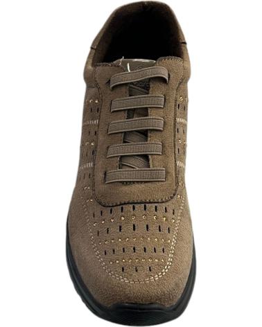 AMARPIES FREIZEIT-SNEAKER AST27000 TAUPE MIT ELASTISCHEN SCHNÜRSENKELN VARIOS COLORES