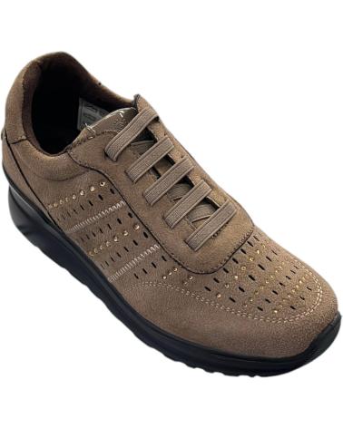 AMARPIES FREIZEIT-SNEAKER AST27000 TAUPE MIT ELASTISCHEN SCHNÜRSENKELN VARIOS COLORES