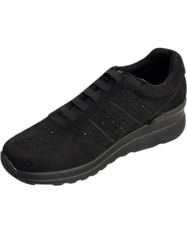 AMARPIES FREIZEIT-SNEAKER AST27000 SCHWARZ MIT ELASTISCHEN SCHNÜRSENKELN VARIOS COLORES