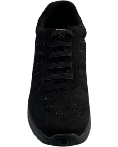 AMARPIES FREIZEIT-SNEAKER AST27000 SCHWARZ MIT ELASTISCHEN SCHNÜRSENKELN VARIOS COLORES