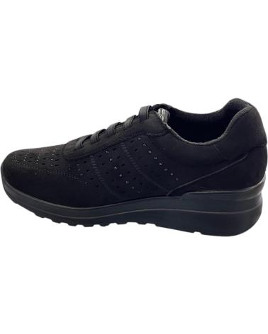 AMARPIES FREIZEIT-SNEAKER AST27000 SCHWARZ MIT ELASTISCHEN SCHNÜRSENKELN VARIOS COLORES