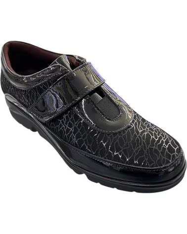 Scarpe-Con-Zeppa-De-Mujer-PITILLOS-10001-ZAPATOS-DE-MUJER-NEGRO