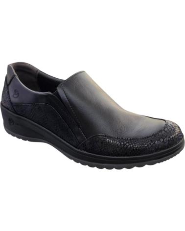 MOCASINES DE PIEL SUAVE BY LEYLAND 3607 NEGRO VARIOS COLORES
