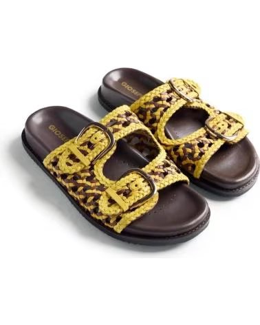 GIOSEPPO SANDALIAS KONGWA DE GIOSEPPO CON DOBLE HEBILLA AMARILLO