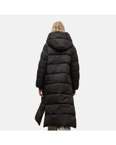 ECOALF LANGER GEPOLSTERTER ANORAK MIT KAPUZE SCHWARZ NAN