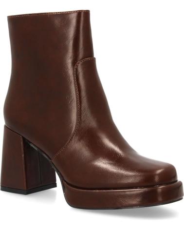 PUNTOSALAO ELEGANTE STIEFELETTEN MIT BLOCKABSATZ UND PLATEAU VARIOS COLORES