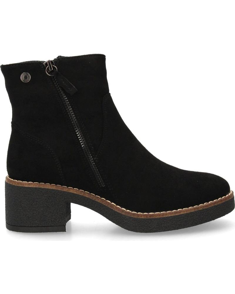 PUNTOSALAO BOTINS VRA-1079 SALTO BAIXO PRETO VARIOS COLORES
