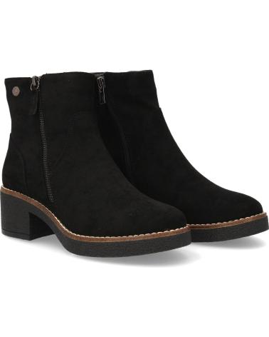 PUNTOSALAO BOTINS VRA-1079 SALTO BAIXO PRETO VARIOS COLORES