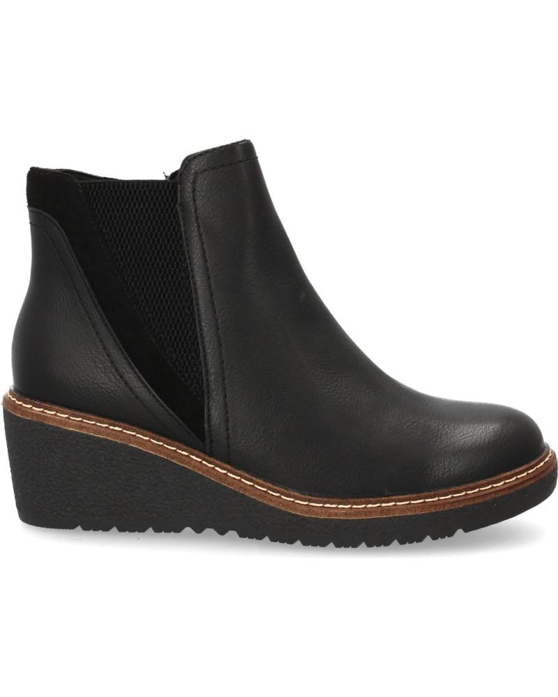 PUNTOSALAO BOTINS DE CUNHA PRETOS MODELO VRA-1067 VARIOS COLORES