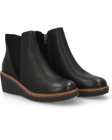 PUNTOSALAO BOTINS DE CUNHA PRETOS MODELO VRA-1067 VARIOS COLORES
