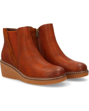 PUNTOSALAO BOTINS DE CUNHA CAMEL MODELO VRA-1067 VARIOS COLORES
