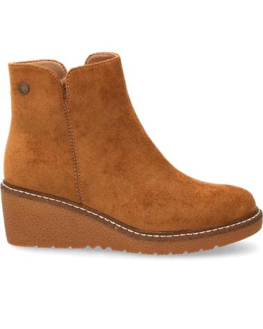 BOTINS DE CUNHA PUNTOSALAO VR5-2029 TAUPE VARIOS COLORES