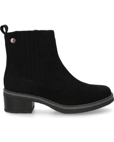 PUNTOSALAO STIEFELETTEN MIT NIEDRIGEM ABSATZ UND REISSVERSCHLUSS, BEQUEM, FARBE SCHWARZ VARIOS COLORES