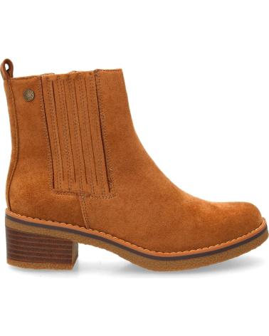 PUNTOSALAO CHELSEA STIEFELETTEN MIT NIEDRIGEM ABSATZ UND ELASTISCHEN EINSÄTZEN, BEQUEM, FARBE BEIGE VARIOS COLORES