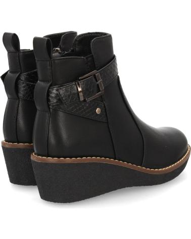 BOTINS DE CUNHA CONFORTÁVEIS PUNTOSALAO VR3-577 PRETOS VARIOS COLORES