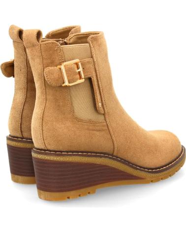 PUNTOSALAO KEILABSATZSTIEFELETTEN JJ-608 MIT ZIERSCHNALLE KHAKI VARIOS COLORES