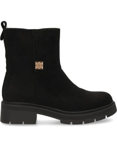 PUNTOSALAO BOTINS DE TORNOZELO AA-36 COM SALTO BAIXO E SOLA TRATORADA - PRETO VARIOS COLORES