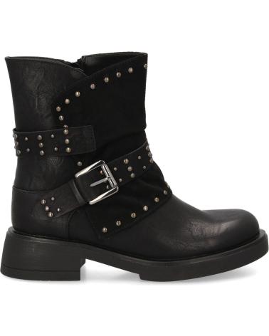 PUNTOSALAO BOTAS BIKER ESTILO MOTARD COM TACHAS E SALTO BAIXO VARIOS COLORES