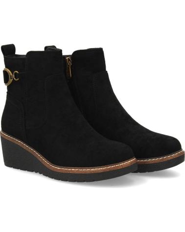 PUNTOSALAO BOTINS ELEGANTES CUNHA PRETOS MODELO 1986-16 VARIOS COLORES